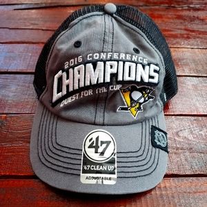 47 2016 NHL Stanley Cup Conference Champions Pittsburgh Penguins Snapback NWT